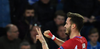 Así fue el golazo de Saúl en el entrenamiento con la Sub-21