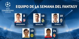 Godín, Filipe Luis y Griezmann en el once de la jornada para la UEFA