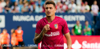 Giménez tiene una lesión muscular en el aductor Álvaro Moreno Martín / Esto es Atleti.