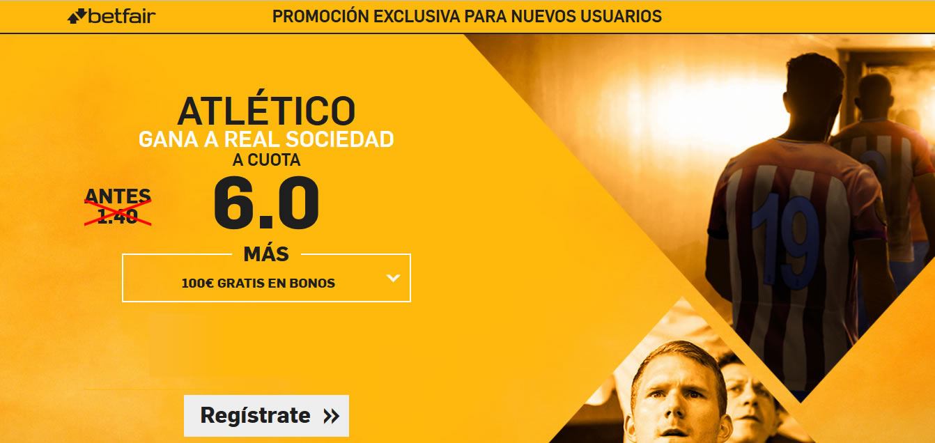 Apuesta por el Atleti contra el Sevilla y gana 100€