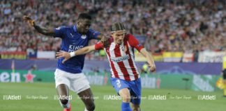 Filipe Luis: «Fue un gran partido que controlamos en todo momento»