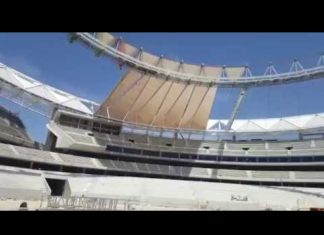 Las obras del Wanda Metropolitano, desde dentro