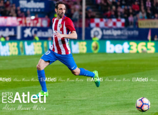 Juanfran: «En el Atleti somos un equipo en todo momento»