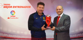 Simeone, mejor entrenador de LaLiga en marzo