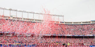 Galería festejos de despedida del Vicente Calderón