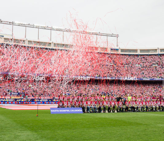 Galería festejos de despedida del Vicente Calderón