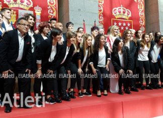 Galería Recepción Atlético Femenino en la Comunidad de Madrid
