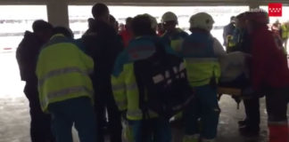 Un obrero en estado muy grave tras caer en las obras del Wanda Metropolitano
