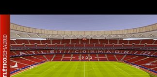 Así lucirán las gradas del Wanda Metropolitano