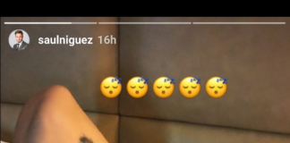 El tatuaje de Saúl: medio escudo del Atleti, medio escudo del Elche