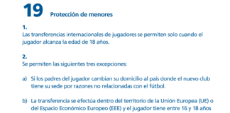 Los artículos de la sanción
