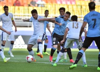 Uruguay es cuarta con Schiappacasse lesionado KIM DOO-HO/AFP/Getty Images