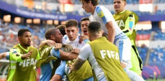 Uruguay accede a semifinales con un discreto Schiappacasse KIM DOO-HO/AFP/Getty Images
