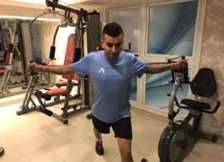 Ángel Correa se pone a punto Fotografía: Twitter Justo Aon.