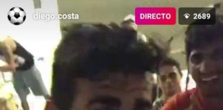 Diego Costa la lía en Instagram