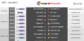Horario nocturno para el Las Palmas-Atleti