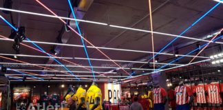 La tienda de los atléticos en el Metropolitano
