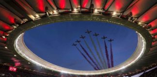 Así se vio el vuelo de la Patrulla Águila desde dentro