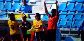 Debut oficial de la canterana Rosa Otermín