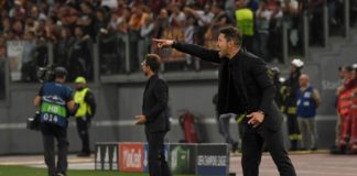 Simeone: «El portero de la Roma tuvo una noche fantástica» Simeone: "El portero de la Roma tuvo una noche fantástica"