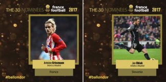 Oblak y Griezmann, nominados al Balón de Oro 2017 Oblak y Griezmann, nominados al Balón de Oro 2017