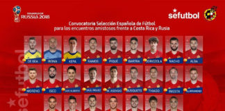 Saúl convocado con España