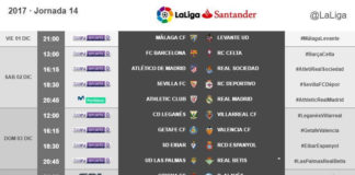 Atleti-Real Sociedad, sábado 2 de diciembre a las 16.15 h.