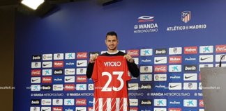 Vitolo: «Vengo con mucha ilusión y espero ganar títulos con el Atleti»