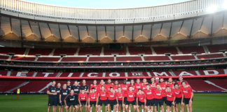 Presentación de Vitolo, bienvenida a Costa y puertas abiertas en Nochevieja Fotografía: Club Atlético de Madrid.
