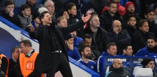 Simeone: «A pesar de caer en Champions, el equipo está bien» Simeone: "A pesar de caer en Champions, el equipo está bien"