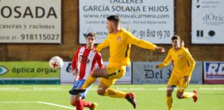 El Atleti B no pudo ganar a un Navalcarnero con diez