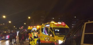 Seguidor rojiblanco apuñalado cerca del Metropolitano