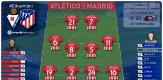 El Atleti (sin Costa) visita a un Eibar en plena racha
