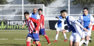 Jorge Ortiz debutó en el filial con un gol y una gran actuación