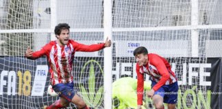 Gran victoria del Atleti B en el primer partido del año