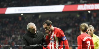 Godín se parte la cara por el Atleti