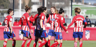 Aplastante victoria del Atleti Femenino ante la Selección de Jordania