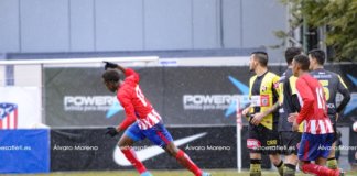 Emaná marca en su debut y logra el empate para el Atleti B