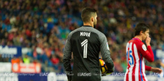 Moyá muestra su agradecimiento con el Atleti Moyá muestra su agradecimiento con el Atleti