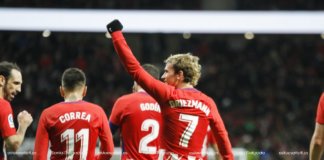 Poker antológico de Griezmann que pone al Atleti a cuatro del Barça
