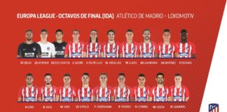 Todos los disponibles, más el portero del juvenil Alex Dos Santos