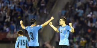 Sebastián Coates, el uruguayo damnificado por Giménez y Godín Fotografía: MIGUEL ROJO/AFP/Getty Images