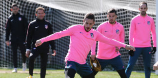 El Atlético ultima su preparación antes de recibir al Lokomotiv El Atlético ultima su preparación antes de recibir al Lokomotiv