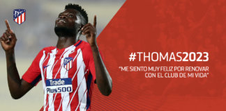 Thomas amplía su contrato con el Atleti hasta 2023 Thomas amplía su contrato con el Atleti hasta 2023