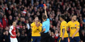AL DESCANSO. Arsenal 0-0 Atlético de Madrid (Vrsaljko y Simeone expulsados) AL DESCANSO. Arsenal 0-0 Atlético de Madrid (Vrsaljko y Simeone expulsados)