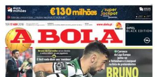 Bruno Fernandes, la joya portuguesa que gusta a Simeone y al Atlético