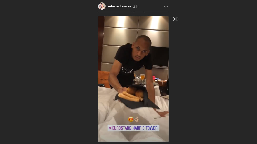 Fabinho está en Madrid