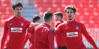 El Atleti se ejercita pensando en el Arsenal