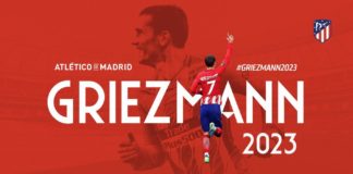 Griezmann, rojiblanco hasta 2023