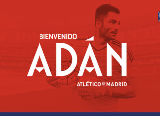 Adán firma por dos temporadas Fotografía: Atlético de Madrid.